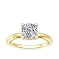 thumbnail image 1 of 1.15 Carat Brilliant Cushion Cut Natural Diamond Solitaire Beautiful Ring for Engagement Solid 14K Yellow Gold Size 9, 1 of 8