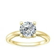 thumbnail image 1 of 1.15 Carat Excellent Round Cut Natural Diamond Beautiful Solitaire Bridal Ring for Bride Solid 14K Yellow Gold Size 5, 1 of 8