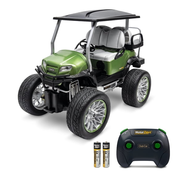 Motordayz (1:15) Radio Control Club Car Golf Cart, Green, R5-15G41U-GR, Child