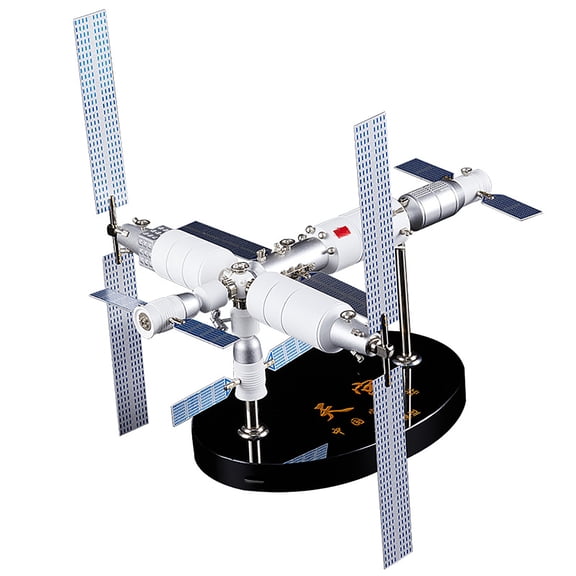 1:150 Alloy Tiangong-1 Chinese Space station Diecast Model Aviation Satellite Model Simulation Aviation Science Exhibition Model