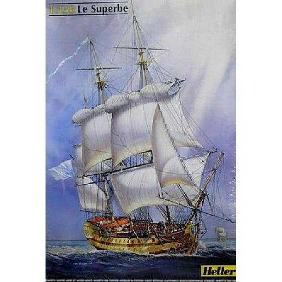 1/150 LeSuperbe 3-Masted Sailing Ship