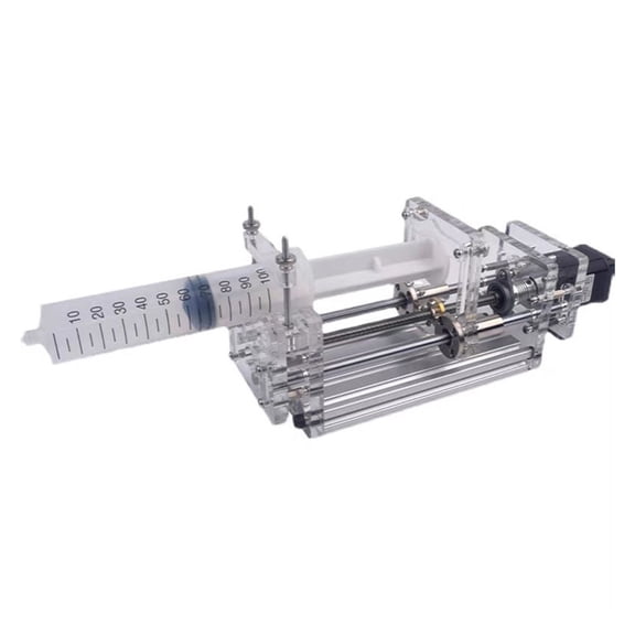 1-150ML Laboratory Small Syringe Pump Desktop Precision Electric Injection Pump Propel Pump Liquid Glue Dispenser DC 12V ,Good helper