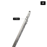 1-15mm Wedge Feeler Gap Hole Taper Gauge Welding Inspection Taper Gauge Metric Measure Tool Stainless Steel ,Corrosion-Resistant
