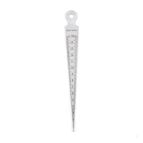 1-15mm Wedge Feeler Gauges For Measurement Clearance Ruler Gap Ruler Filler Gauge Measuring Probes Thickness Meter Steel Ruler ,Easy Identification