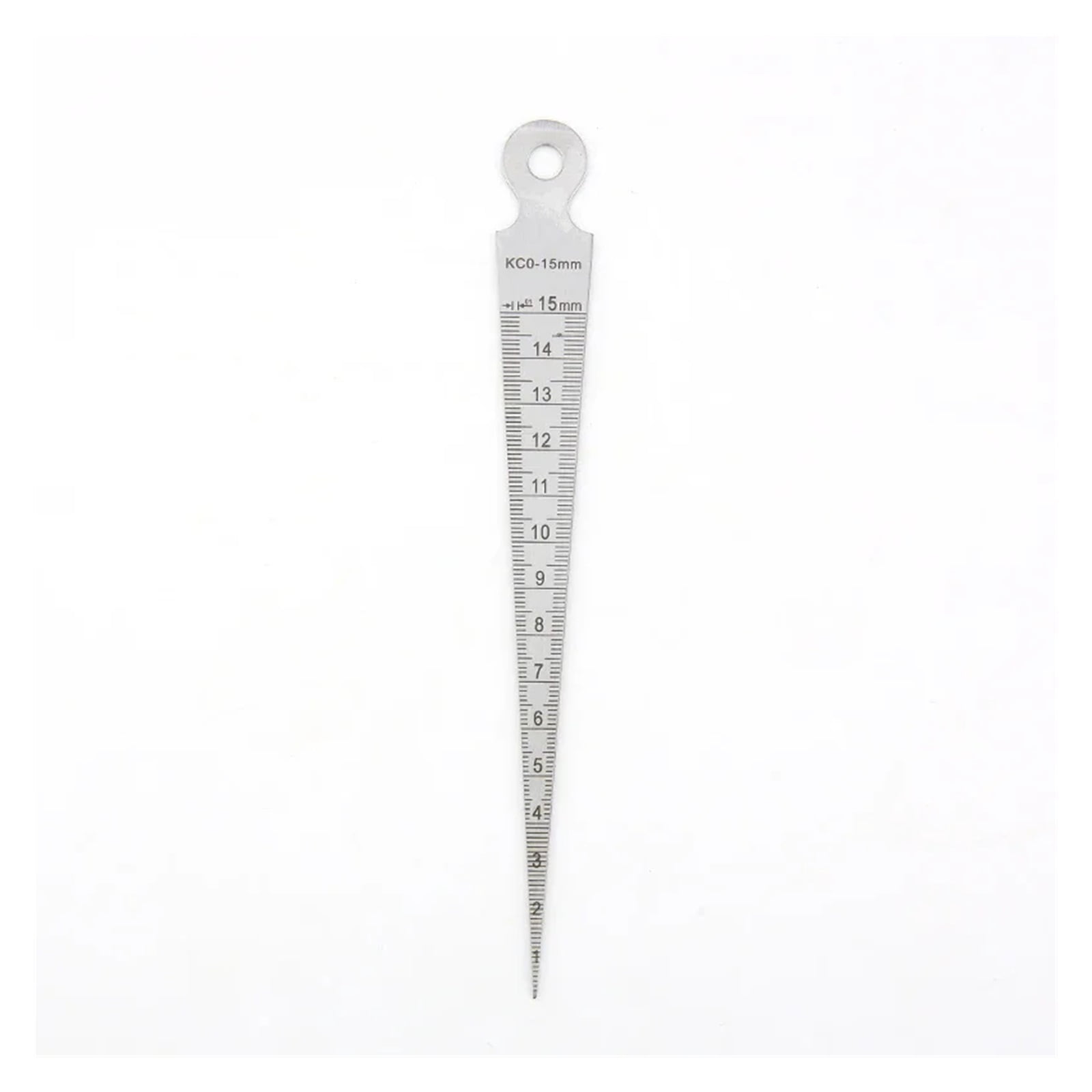 1-15mm Wedge Feeler Gauges For Measurement Clearance Ruler Gap Ruler Filler Gauge Measuring Probes Thickness Meter Steel Ruler ,Easy Identification