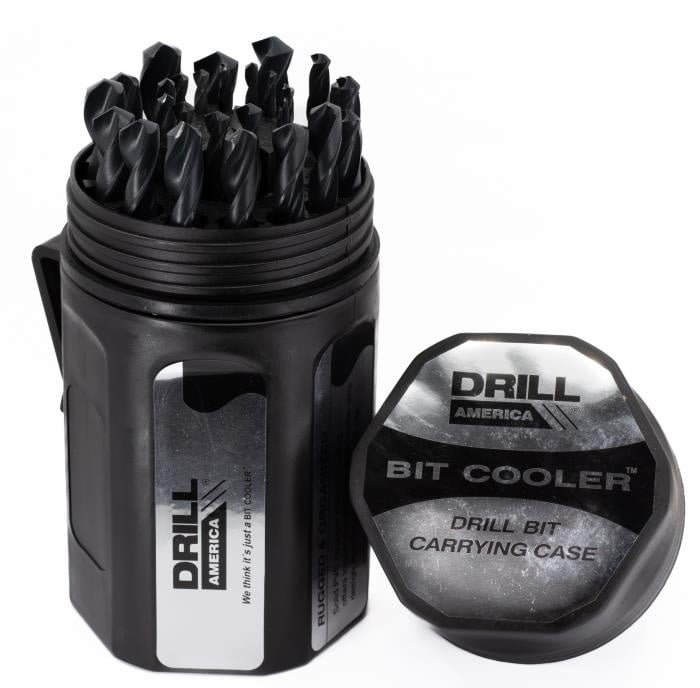 1/16 - 1/2 HSS Jobber Drill Bit Set, Shatter Proof Case, 29 Pieces (1/64 Increments), Qualtech, DWD29J-PC