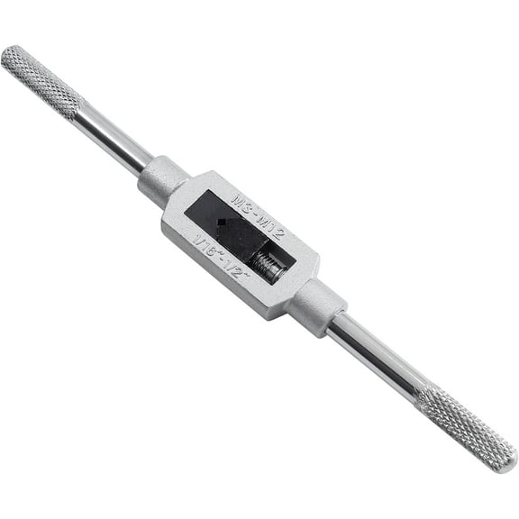 1/16"- 1/2" Tap Capacity Adjustable Tapping Wrench Profesional Handle Tap and Reamer Wrench (M3-12)