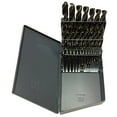 thumbnail image 1 of 1/16"-1/2"x64ths 29 Piece Black & Gold Mechanic Length Drill Bit Set, KFD29ML-SET, 1 of 1