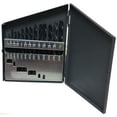 thumbnail image 1 of 1/16"-1/4"x64ths 13 Piece HSS Jobber Length Drill Bit Set, Qualtech, DWD13J-SET, 1 of 7