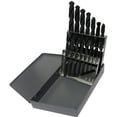 thumbnail image 1 of 1/16"-3/8" x64ths 21 Piece HSS Jobber Length Drill Bit Set, Qualtech, DWD21J-SET, 1 of 2
