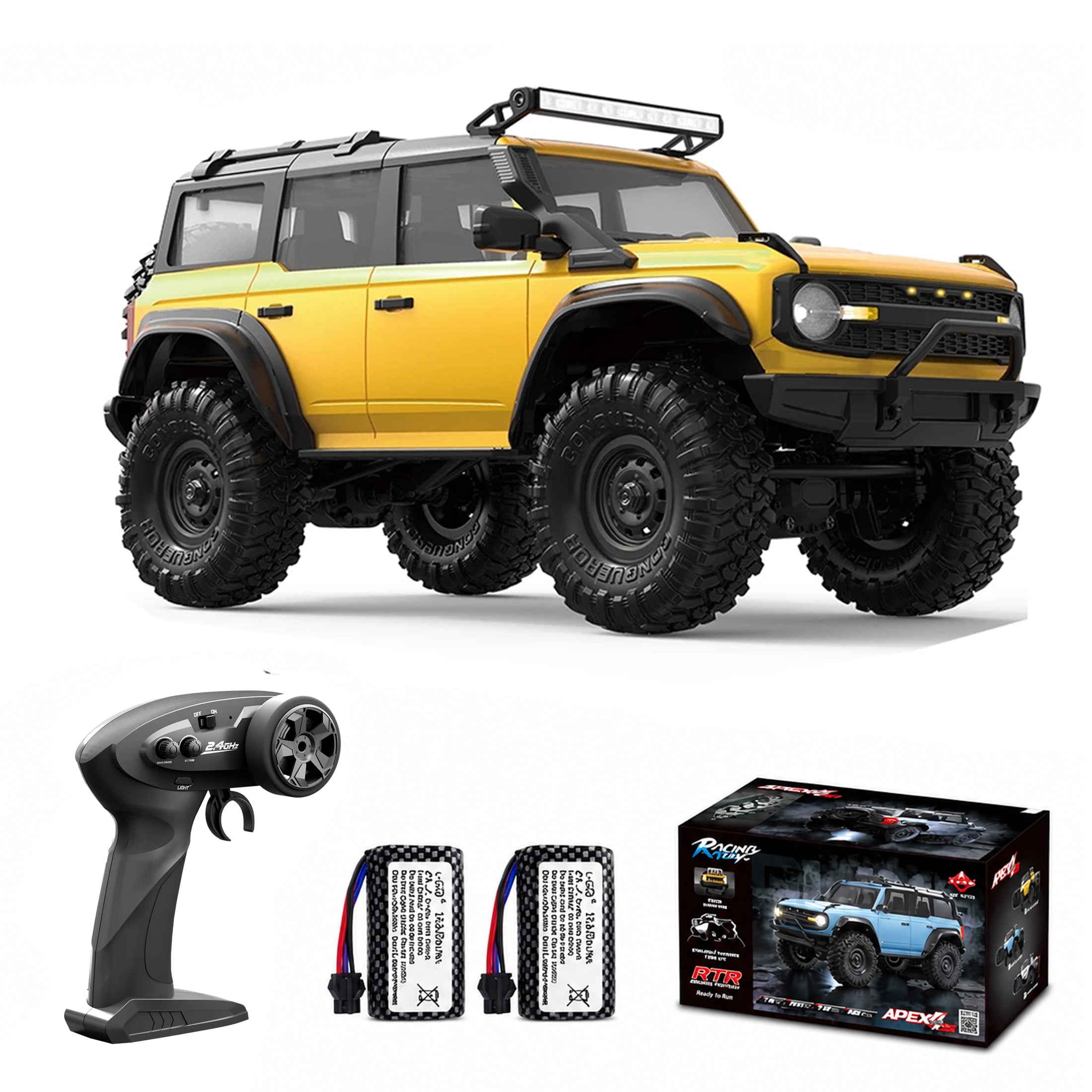 1/16 4WD RC Crawler Truck,2.4GHz Remote Control Off-Road Vehicle with ...