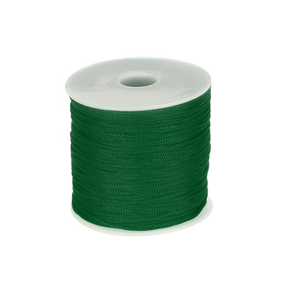 1/16 Inch Polypropylene Rope Braided Ropes, 328ft Nylon Rope Dark Green