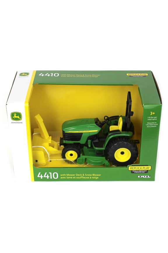 1/16 John Deere 4410 Lawn Mower Tractor with Mower Deck & Snowblower 45898