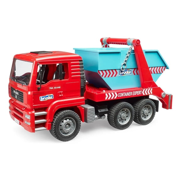 1/16 MAN TGA Skip Loader Container Truck by Bruder, 02741