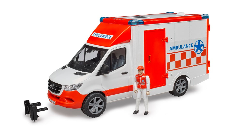 1/16 Mercedes-Benz Sprinter Ambulance with Driver by Bruder 026761 - image 1 of 8