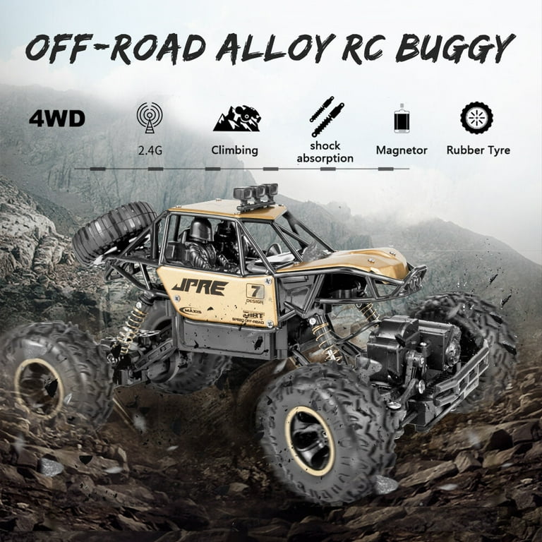 ホビーラジコン RAPIDLY 4*4 wheel drive off road Amazon.com: MEW4 1/16 4X4 RC Offroad Truck - RTR Durable