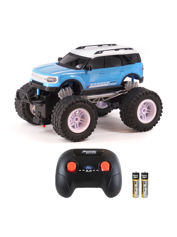 1:16 Remote Control Ford Bronco 4x4 Truck, Blue/White, WR4-16S85U-TE