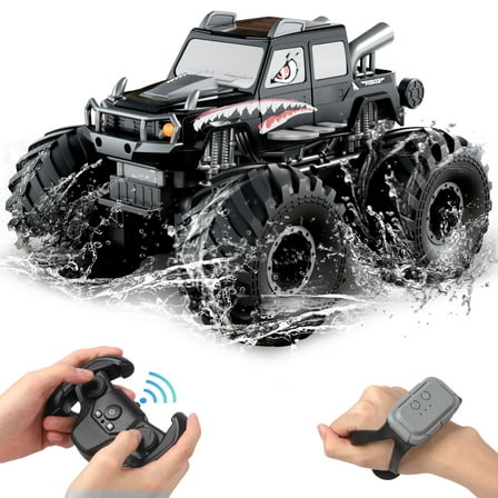 UUGEE RC Monster Truck Car Toys,1:16 Amphibious Remote Control Cars,4WD All Terrain Off-Road Gesture Sensing Toy for 8 10 12 Year Old Boys Kids Christmas Birthday Gifts