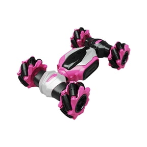 ​1:16 Scale 4WD RC Trail Crawler - Gesture & Remote Control | 50m Range w/40min Runtime | All-Terrain Tires Age 8+ (22.5cm)​​ Hot Pink