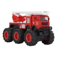 thumbnail image 1 of 1:16 Scale Diecast Fire Truck Vehicles Realistic Alloy Big 6 Wheel Drive Fire Engine Model, 1 of 8