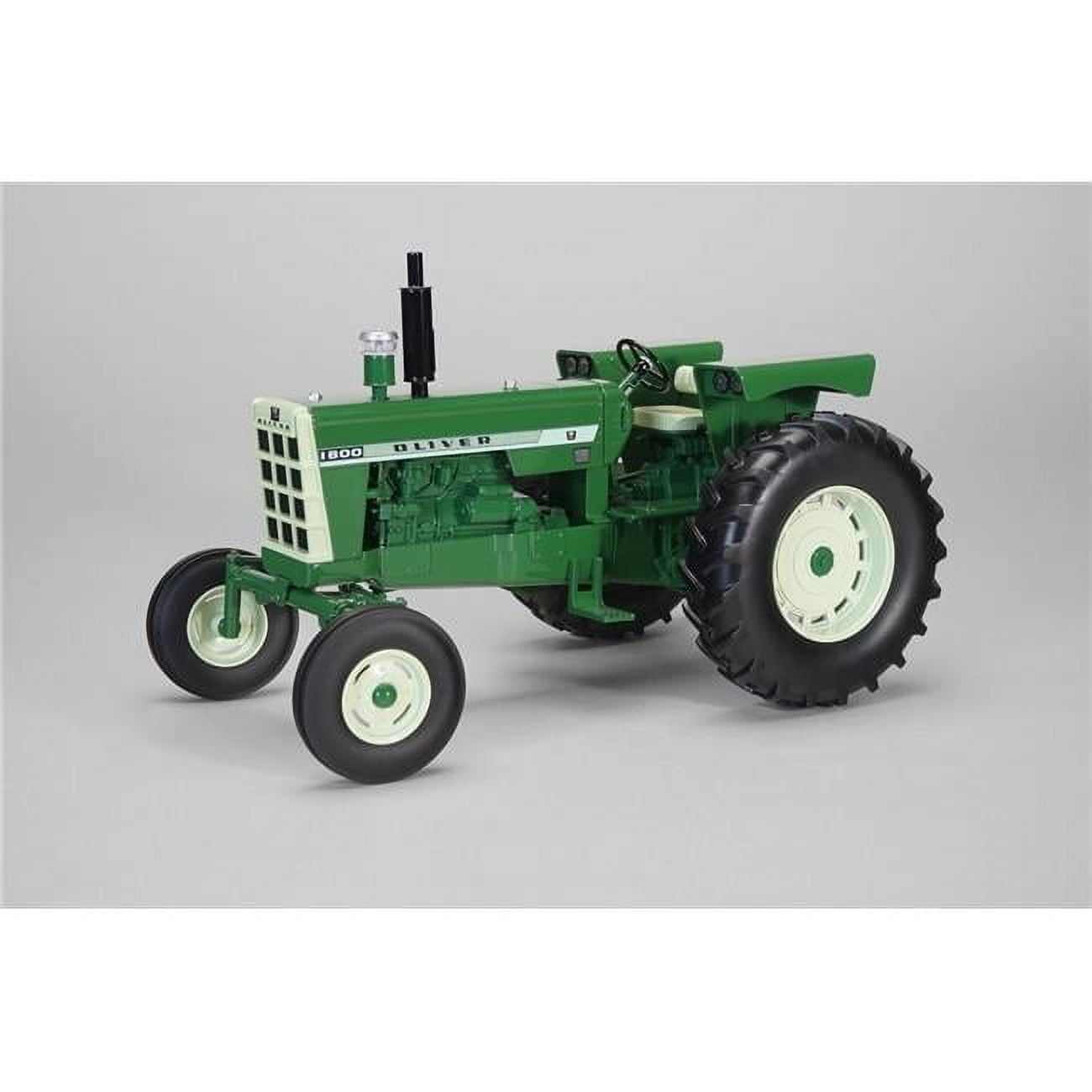 Oliver 1800 Green Diecast Tractor with Rubber Tires, 1/16 Scale