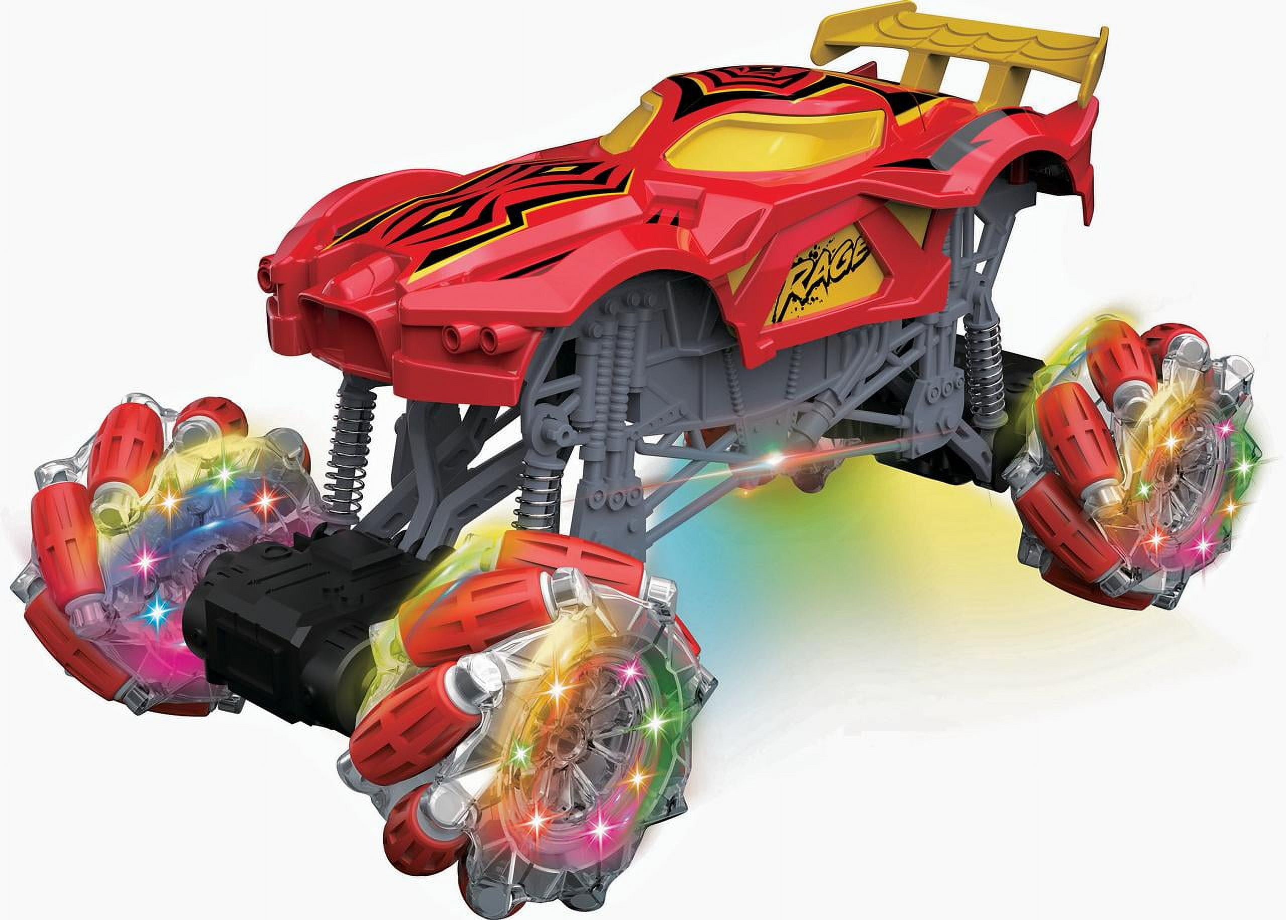 BPC RC Car with Light Toy Racing Vehicle High Speed Remote Control 1:16 Scale Roadster Sports Model Vehicle for Boys Girls Model Kids 6+ Red, 1 Piece