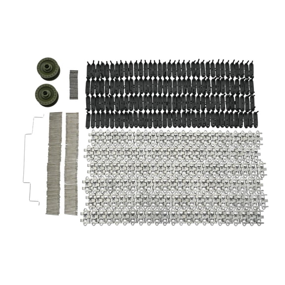 1:16 Scale RC Clawler Chains Accessory Upgrade Parts RC Tank Toy Accessory for RC Clawler Tracked Vehicle Accessory