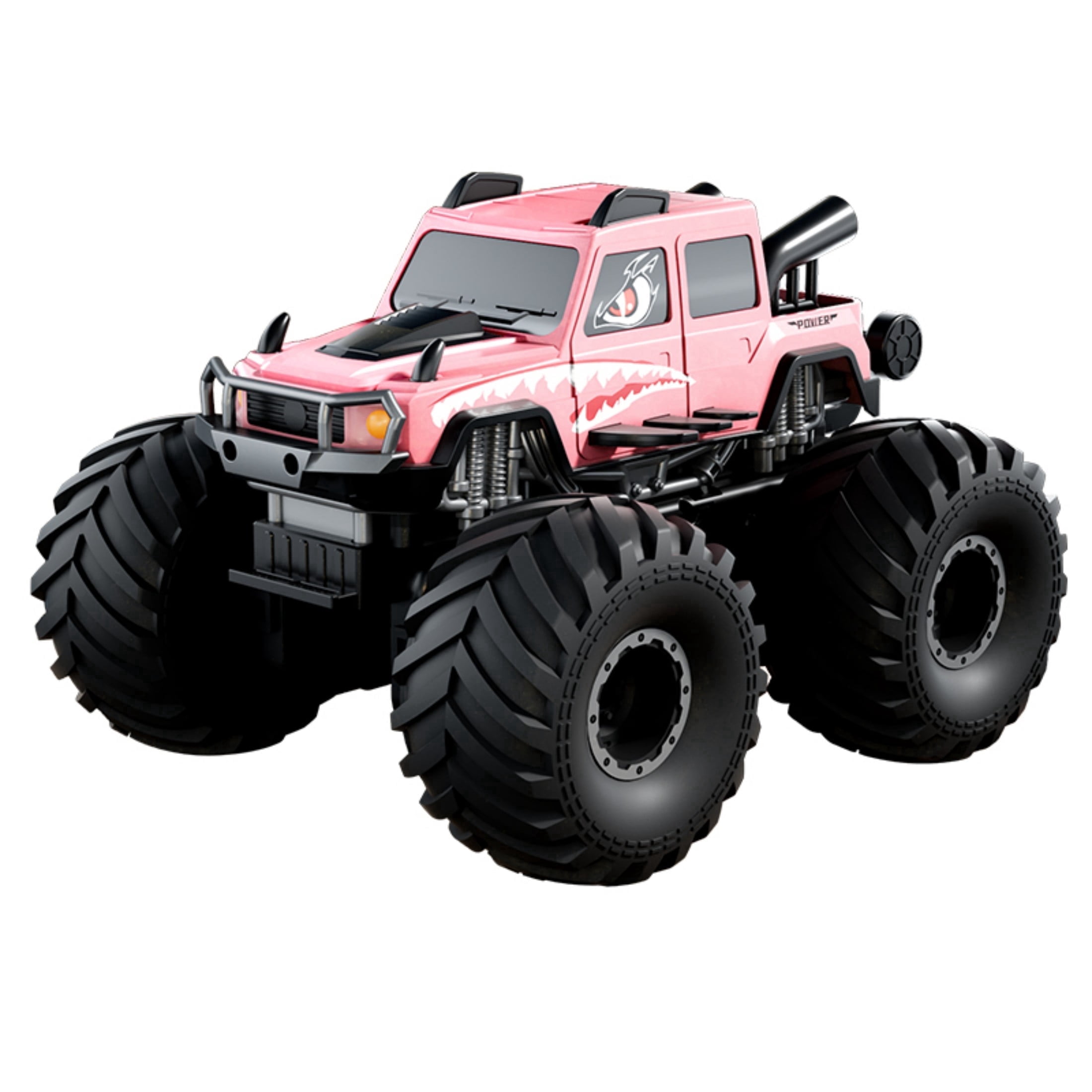 1:16 Scale Remote Control Monster Truck, 4WD Off-Road RC Car for Kids - 2.4GHz High Speed All Terrain Vehicle, Waterproof Amphibious Toy Car with 360° Flip & Drift, Long Lasting Battery, Climbing