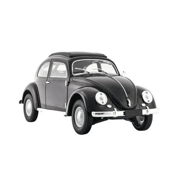 1/16 Scale Retro RC Car, Rear-Wheel Drive Remote Control Drift Car with LED Headlights, 2.4GHz RC Classic Car Model with Shock Suspension Racing Vehicle Toy for Adults