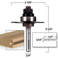 thumbnail image 1 of 1/16" Slotting Cutter Router Bit - 1/4" Shank - Yonico 12901q, 1 of 2