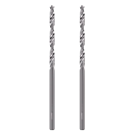 LU&MN Solid Carbide Jobber Drill Bit, 1/16" Dia, 2 Pcs