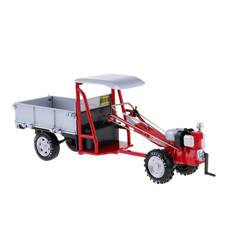 1 16 Tractor Miniature Mini Agricultural Tractor Small Cars Alloy Gift For Child Boy Girl Toy Collections Red