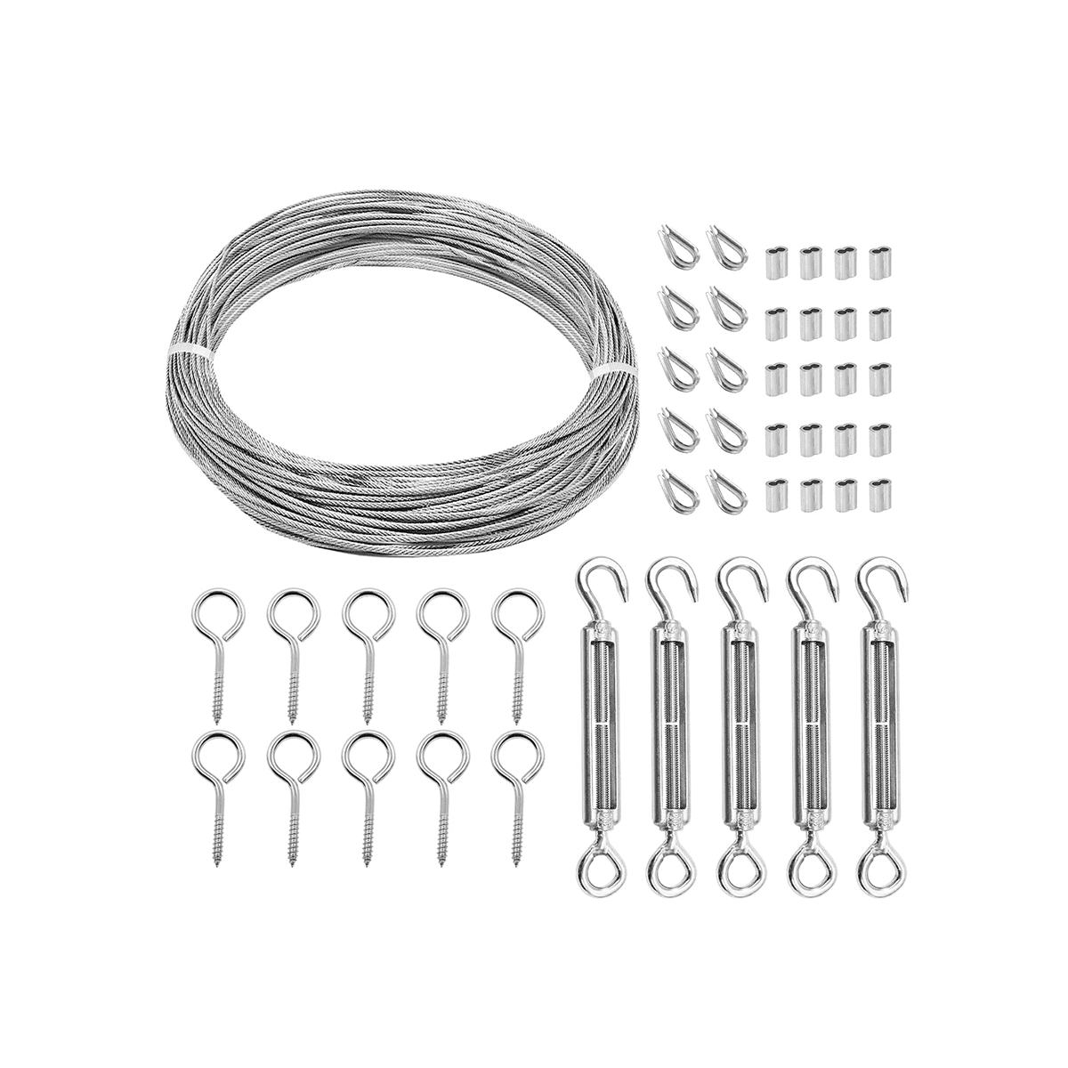 1/16Inch Turnbuckle Wire Tensioner Kit Heavy Turnbuckle Cable Railing