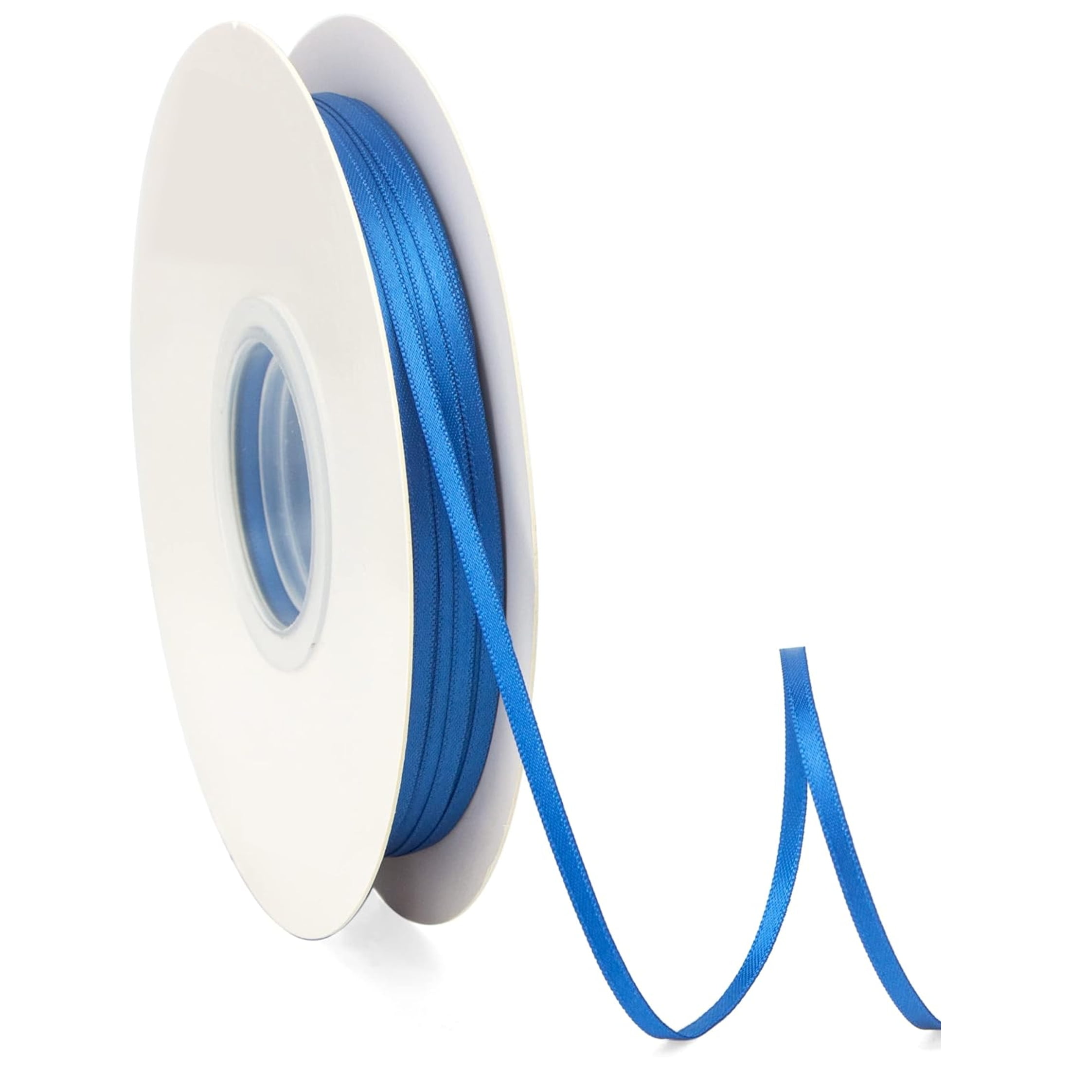 1/16in. Wide Royal Blue Double Faced Satin Ribbon - 100 Yards - Walmart.com