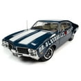 thumbnail image 1 of 1/18 1969 Oldsmobile Cutlass 442 Coupe Blue, American Muscle Auto World AMER1235, 1 of 6