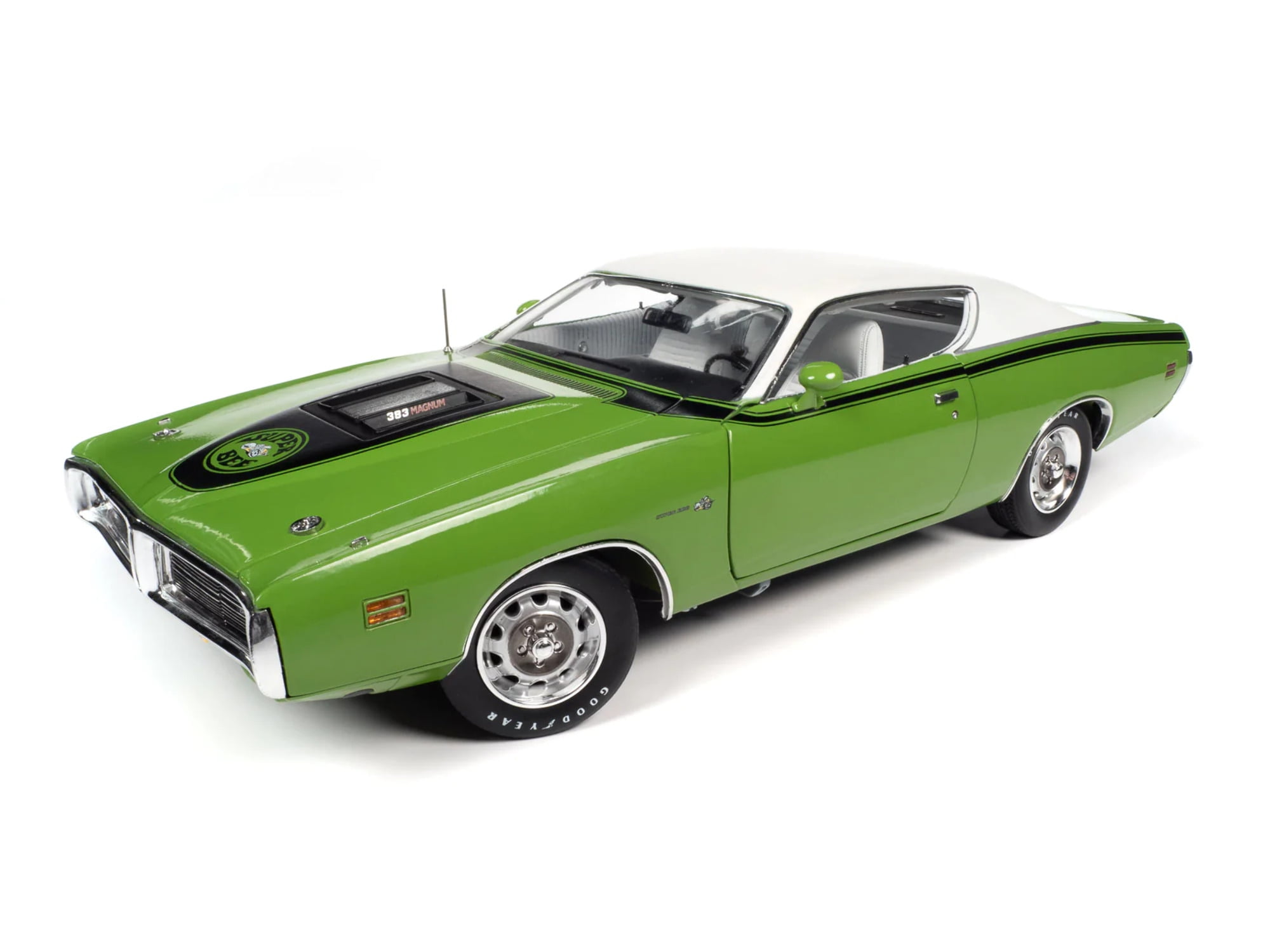 1/18 1970 Dodge Charger RT Green, Hemmings American Muscle Auto