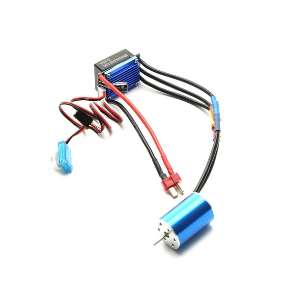 1/18 2435 4800KV Brushless Motor And 25A ESC Replacement For HSP Wltoys 1/16 1/18 Remote Control Truck Car