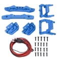 thumbnail image 1 of 1/18 Bumper Replacement Aluminum Alloy Front Rear Bumpers Plates Upgrade Parts for 1/18 Blue, 1 of 8