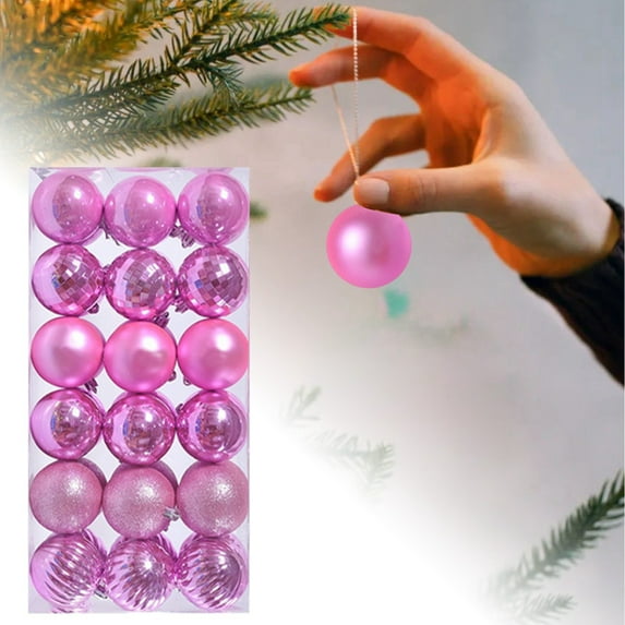 1.18'' Christmas Balls Ornaments Set 36 Sets Of Pendants Special Shaped DIY Pendants Christmas Tree Ornaments Christmas Decorations