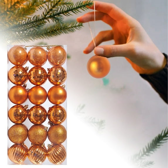 1.18'' Christmas Balls Ornaments Set 36 Sets Of Pendants Special Shaped DIY Pendants Christmas Tree Ornaments Christmas Decorations