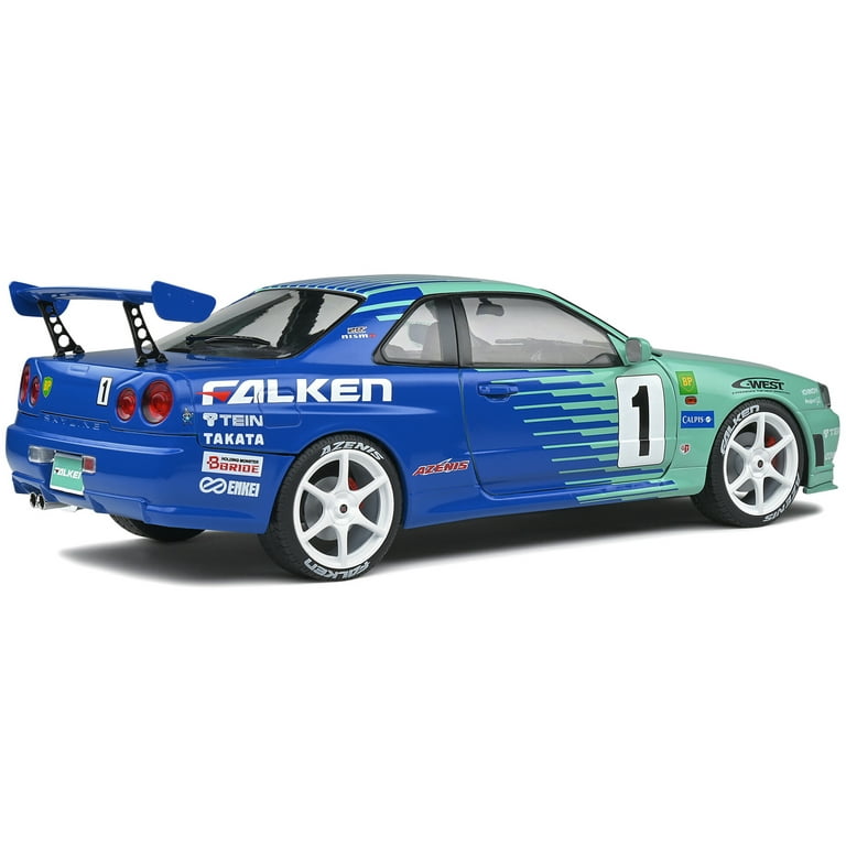Diecast Nissan Skyline GT-R (R34) #1 Hironori Takeuchi - Yuji