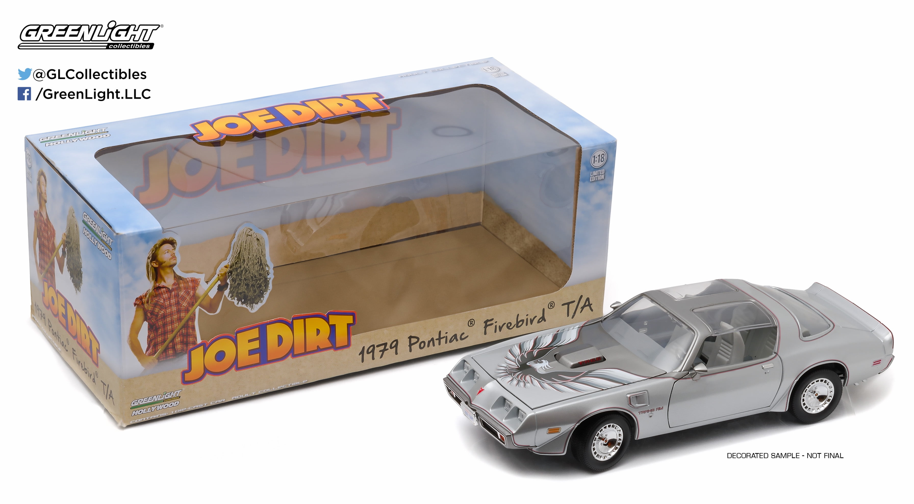 1:18 Joe Dirt (2001) - 1979 Pontiac Firebird Trans Am - Walmart.com