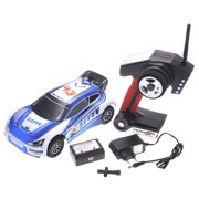 1:18 RC 2.4Gh 4WD Remote Control Rally Car (Blue) A949 Blue