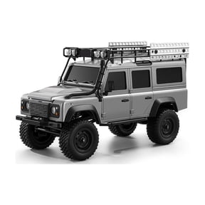 1/18 RC 4WD Crawler Truck 2.4G LED 50min Suspension Off-Road Silver