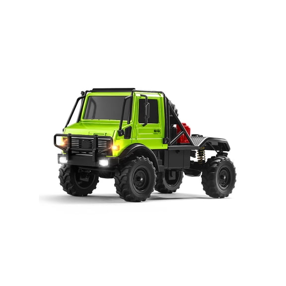 1:18 RC Car 4WD RC Rock Crawler with LED Lights, 2.4GHz Remote Control Climbing Car for Adults, Hobby Grade Off-Road Truck, Green