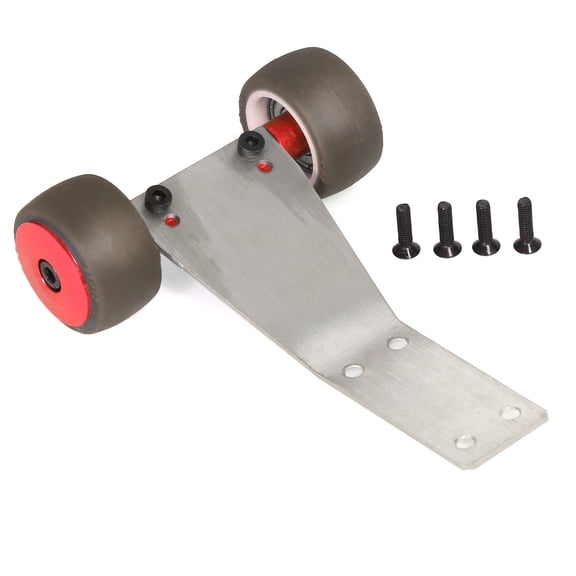 1/18 RC Car Metal Wheelie Bar for ARRMA 1/18 Granite Typhon Grom RC Car, Red