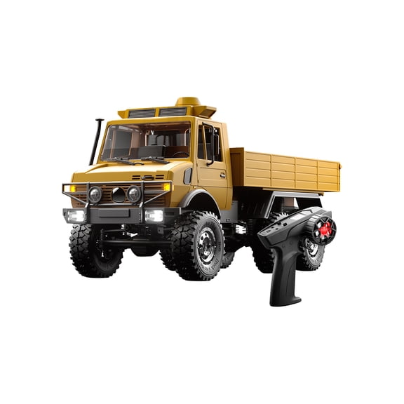 1:18 RC Rock Crawler, 6WD All-Terrain Off-Road Transport Truck, 2.4GHz Full Proportional Control, Waterproof ESC, High/Low Gears, Hobby Grade Remote Control Truck for Adults & Collectors