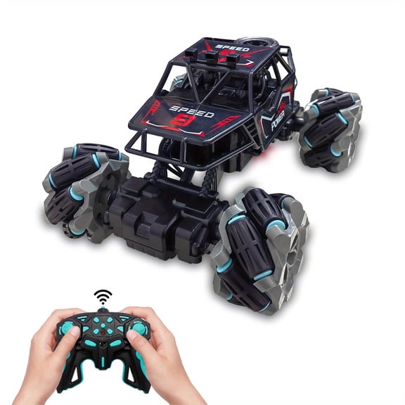 1/18 Scale 4WD Off-Road Monster Truck, Top Speed 20 Km/h, 2.4 GHz Remote Control Electric All Terrain Vehicle With Rechargeable Battery, Halloween, Thanksgiving, Christmas Gift