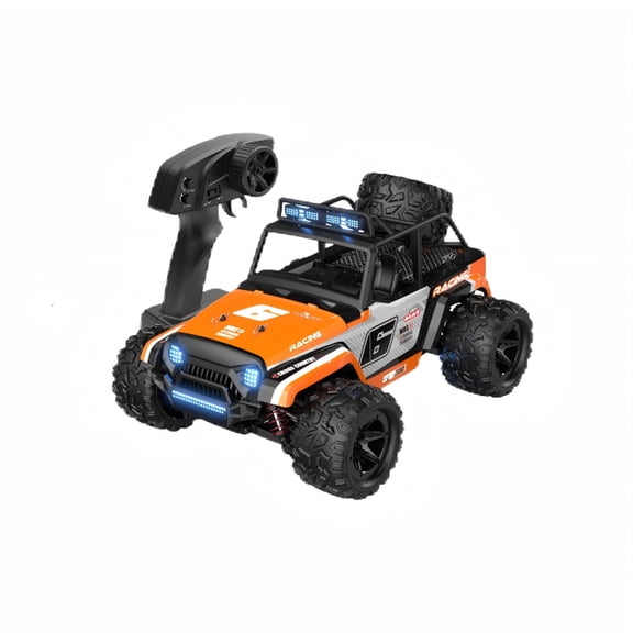 1/18 Scale 4WD RC Buggy High Speed Off Road Remote Control Car 2.4G Full Proportional Racing Vehicle With Metal Drive Shaft Independent Suspension System For Adults Hobbyists