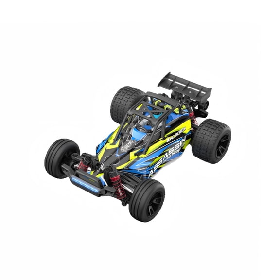 1/18 Scale 4WD RC Buggy High Speed Off Road Remote Control Car 2.4G Full Proportional Racing Vehicle With Metal Drive Shaft Independent Suspension System For Adults Hobbyists